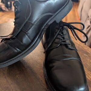 Stacy Adams Black Leather Oxfords